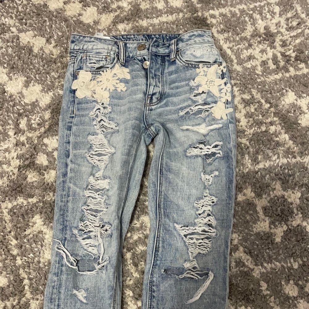 Floral Jeans